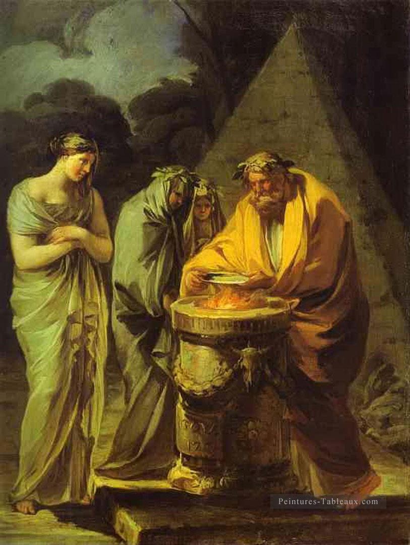 Le Sacrifice à Vesta Francisco de Goya Peintures à l'huile